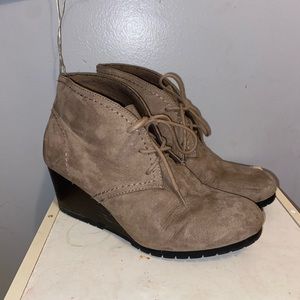 Time and true wedge boots